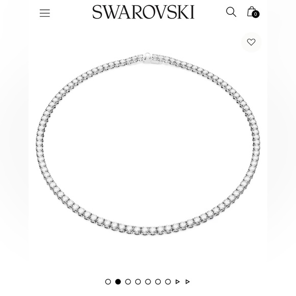 Zwarovski tennis necklace - Picture 1 of 3